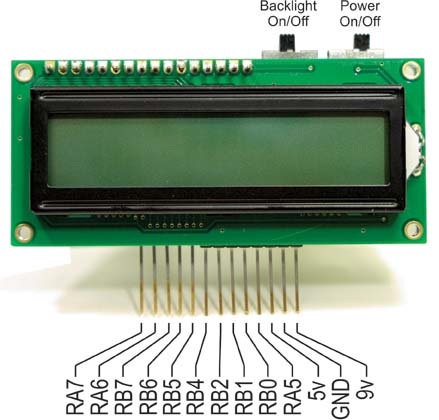 16F88 Project Board Pinout